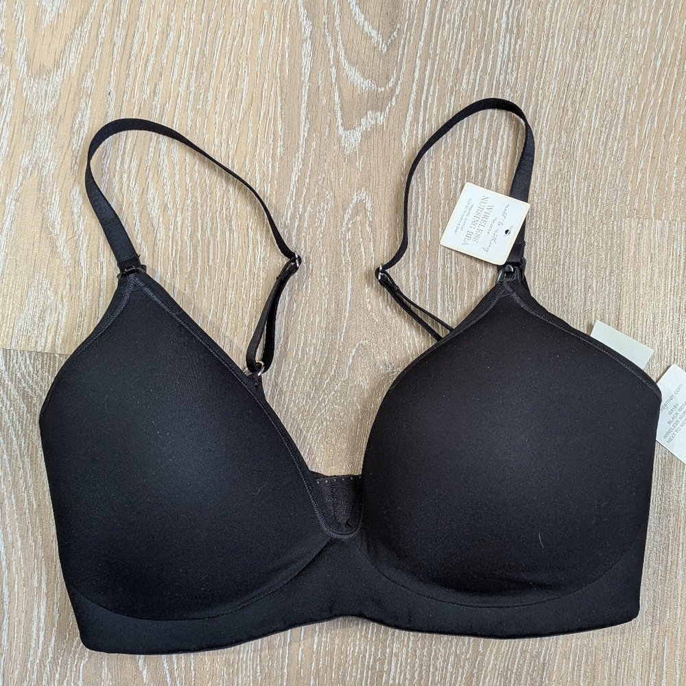 OnGossamer Next To Nothing Micro Wireless Nursing Bra NWT‎ Women's 34D